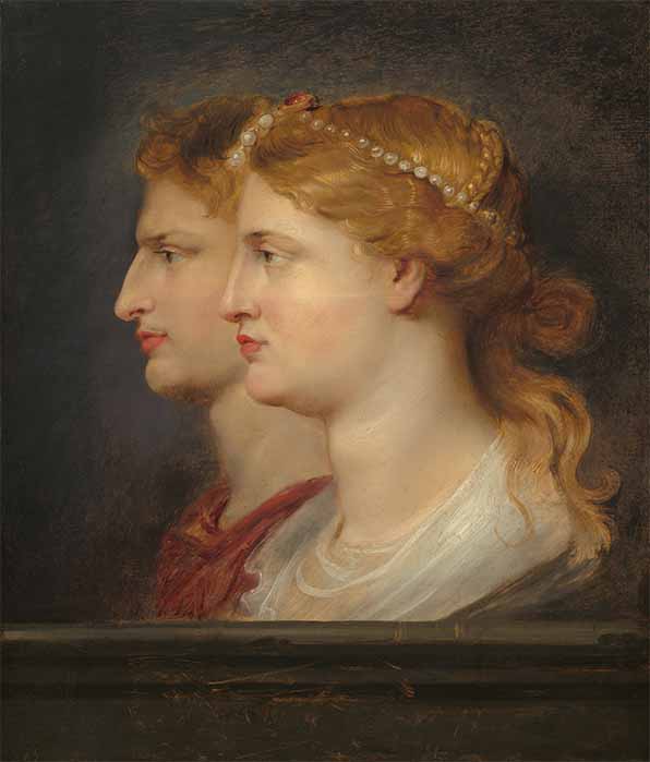 Germanicus and Agrippina the Elder, by Peter Paul Rubens (1614) National Gallery of Art Andrew W. Mellon Fund  (Public Domain)