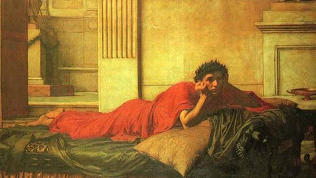 Remorse of Nero by John William Waterhouse (1878) (Public Domain)