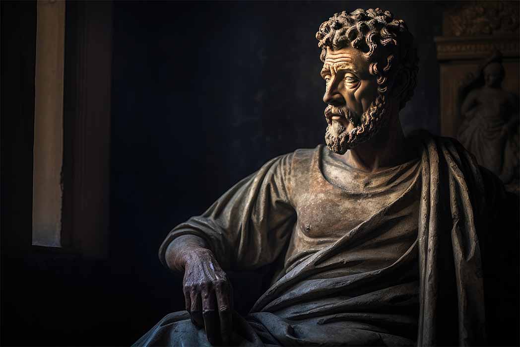 Emperor Marcus Aurelius, last of the Five Good emperors of the Nerva-Antonine line ( Matthew/ Adobe Stock)