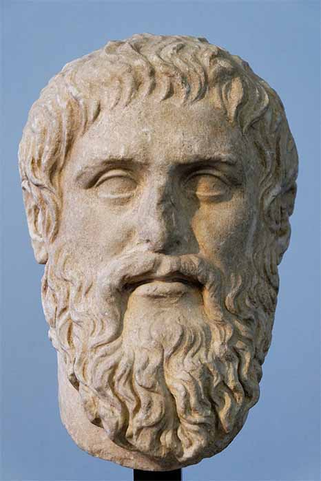 Bust of Plato (ca. 370 BC) Academia in Athens (Public Domain)