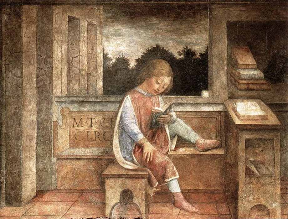 The Young Cicero Reading by Vincenzo Foppa (1464) (Public Domain)