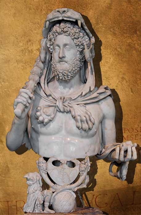 Commodus as Hercules. Capitoline Museum (CC0)