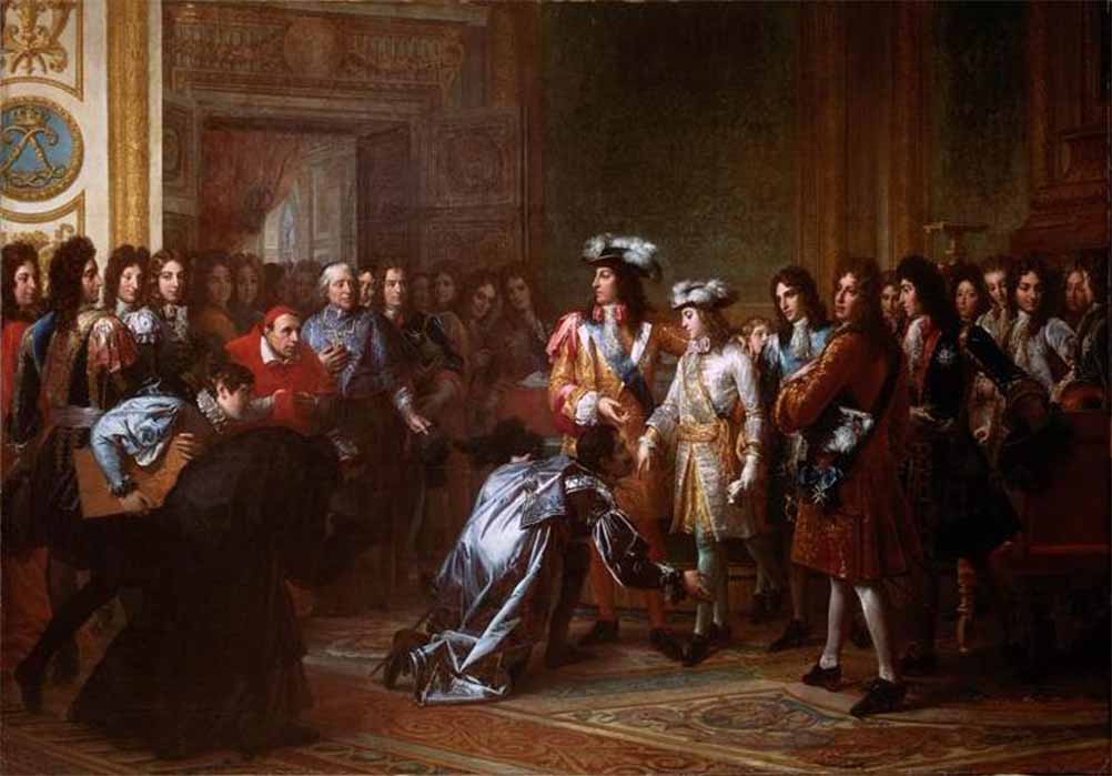 Proclamation of Philippe of Anjou as Philippe V of Spain, Versailles, 16 November 1700 by François Pascal Simon Gérard (Public Domain)