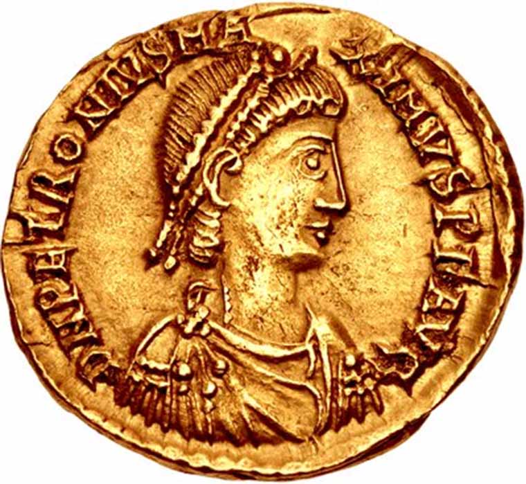 Solidus of Emperor Petronius Maximus (Classical Numismatic Group / CC BY-SA 2.5)