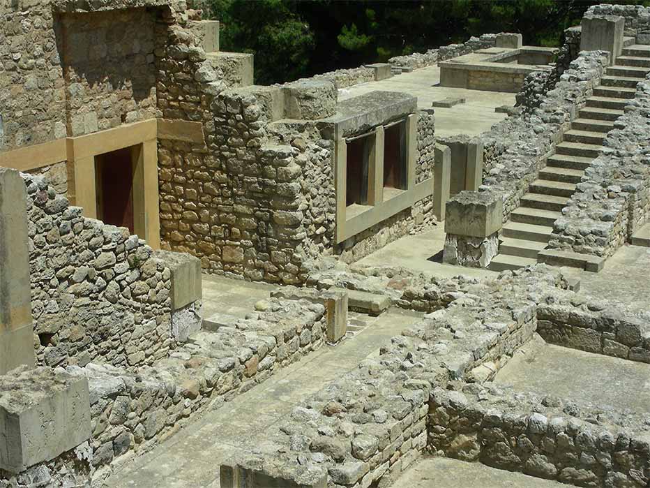 Excavation site of Knossos Palace complex, Minoan civilization, Crete (Image: Courtesy Micki Pistorius)