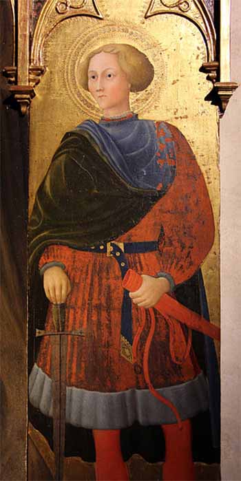 Galgano Guidotti by Giovanni d'Ambrogio (15th century)( Sailko/CC BY-SA 3.0)