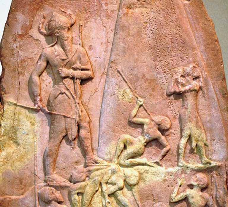 Stele of the Akkadian king Naram-Sin, ruler of the Akkadian Empire. (Public Domain)