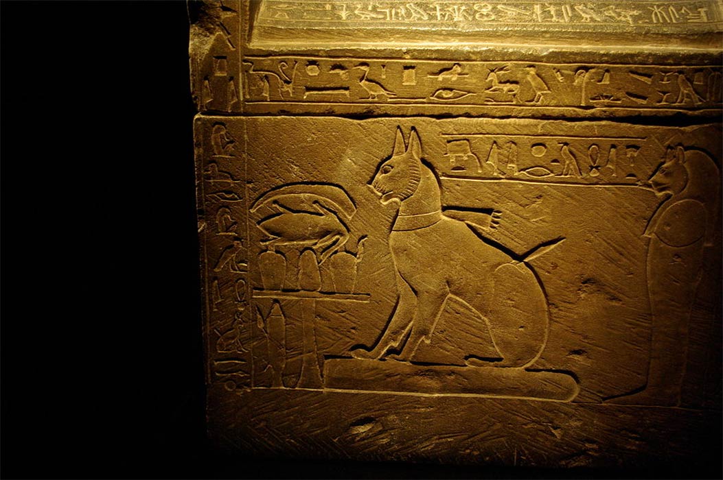 Sarcophagus of Prince Thutmose's cat, Ta-miu (CC BY-SA 2.0)
