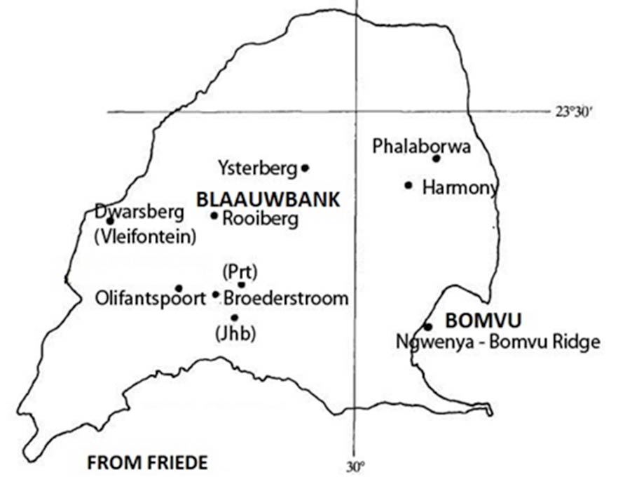 Sites of interest: Location of Blaauwbank in Limpopo province South Africa (Image: Author provided)