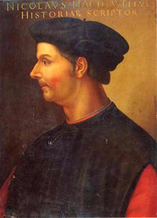 Oil painting of Machiavelli by Cristofano dell'Altissimo (Public Domain)
