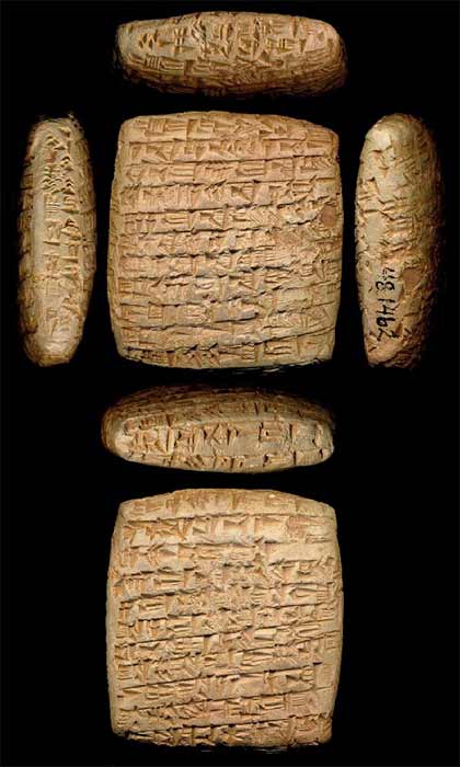 Around 20,000 clay tablets were found at the site of Kültepe/ Kanesh. Walters Art Museum (Public Domain)