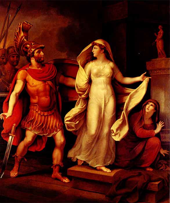 Helen and Menelaus by Johann Heinrich Wilhelm Tischbein (1816) (Public Domain)