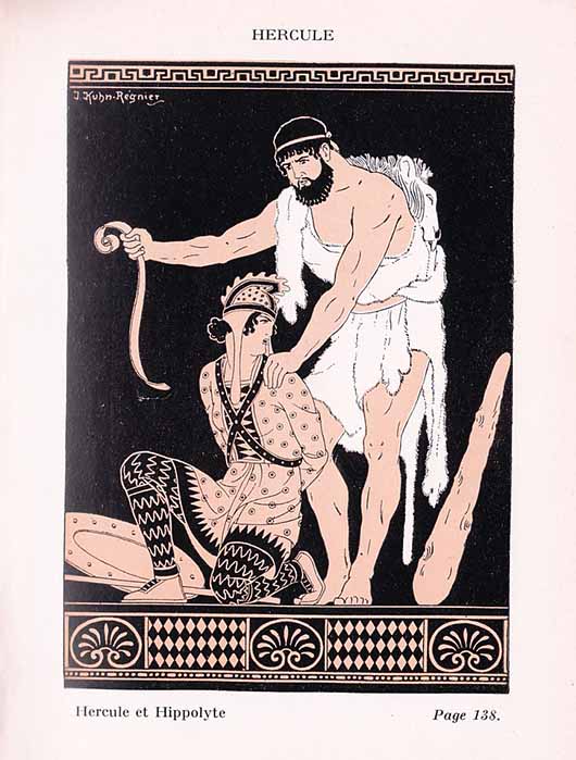 Hercules and Hippolyta by Joseph Kuhn-Regnier (Public Domain)
