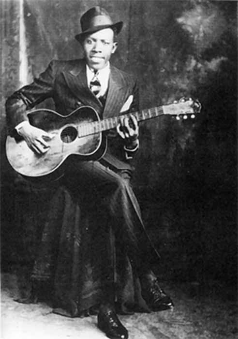Studio portrait c. 1936, one of only three verified photographs of Johnson (Public Domain)