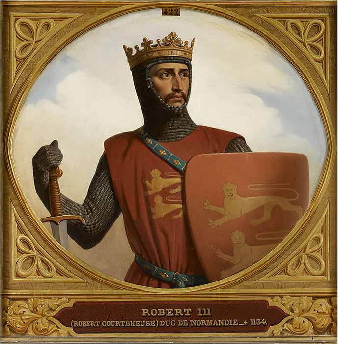 Robert Curthose, Duke of Normandy, by Henri Decaisne (Public Domain)