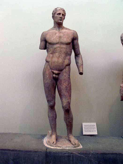 The Daochos statue of Agias, son of Acnonius, and winner of the pankration in three Panhellenic Games at Delphi (Fingalo  /CC BY-SA 2.0)