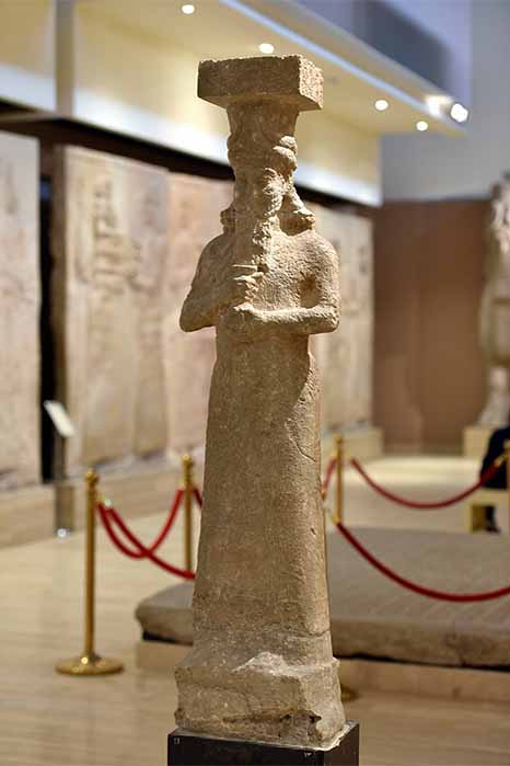 God Ea, a statue from Khorsabad, (late eighth century BC) Iraq, now in the Iraq Museum (Osama Shukir Muhammed Amin/ CC BY-SA 4.0)