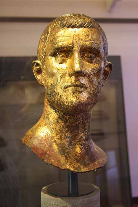 Bronze bust of Aurelian. Santa Giulia Museum, in Brescia, Italy (Giovanni Dall'Orto/ CC0)