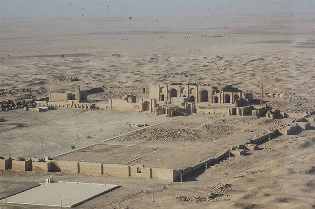 The ruins of the ancient city of Hatra, the city of the sun god, are located approximately 300 kilometers northwest of Baghdad, Iraq (Multi-National Corps Iraq Public Affairs/ Public Domain)