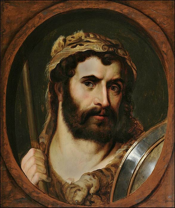 Emperor Commodus as Hercules and as a Gladiator by Peter Paul Rubens (1599) (Public Domain)
