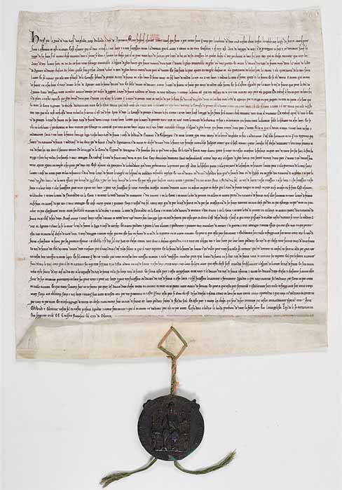 Ratification of the Treaty of Paris by King Henry III, 13 October 1259. Archives Nationales, France. (Public Domain)