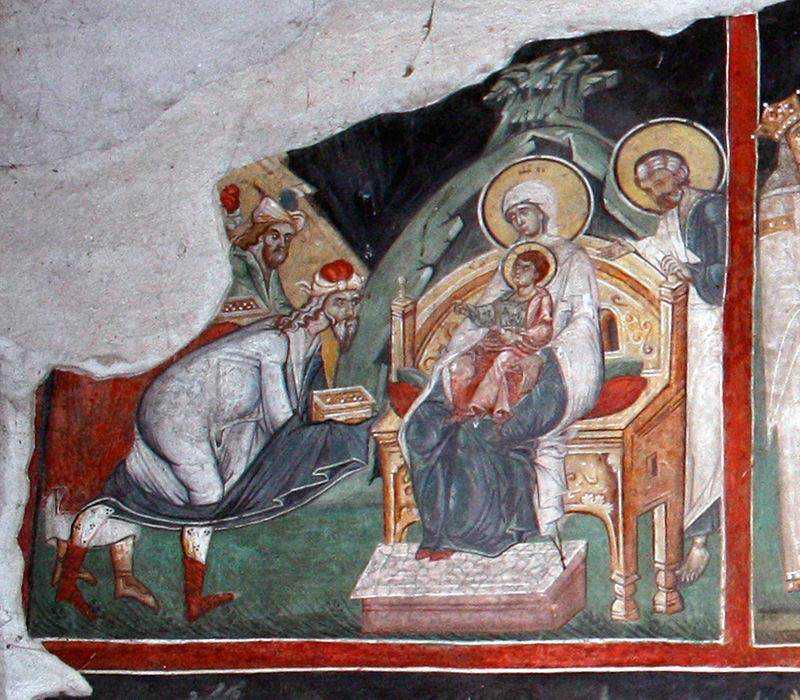 Fragment from Medieval fresco, Kremikovtsi Monastery (Edal Anton Lefterov/ CC BY-SA 3.0)