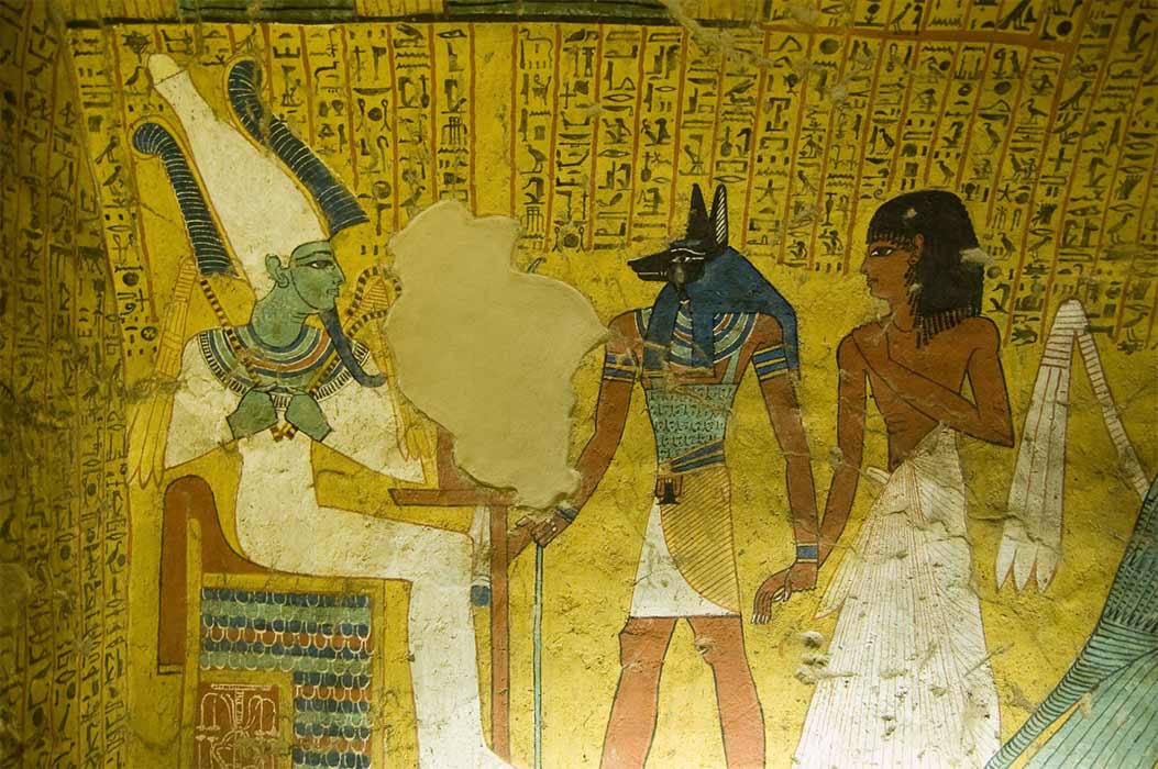 Osiris in a Tomb Painting from Ancient Egypt (BasPhoto/ Adobe Stock)
