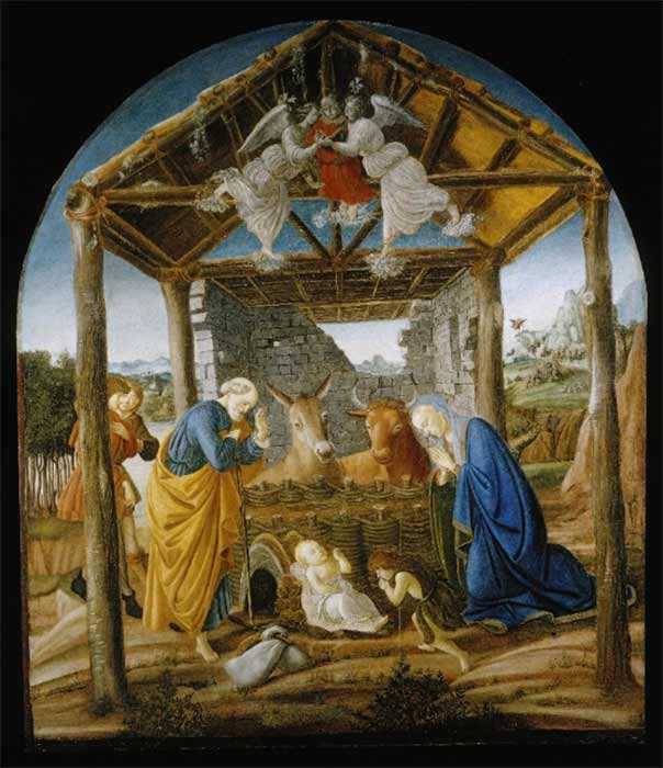 Nativity by Sandro Botticelli (circa 1473) Columbia Museum of Art (Public Domain)