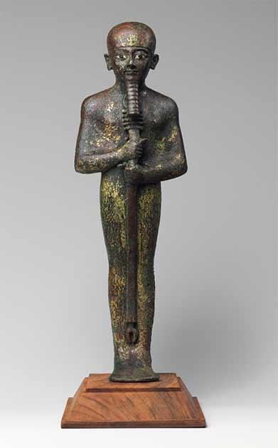 Statue of Ptah. Third Intermediate Period (ca 1070–712 BC) Metropolitan Museum of Art, New York. (Public Domain)