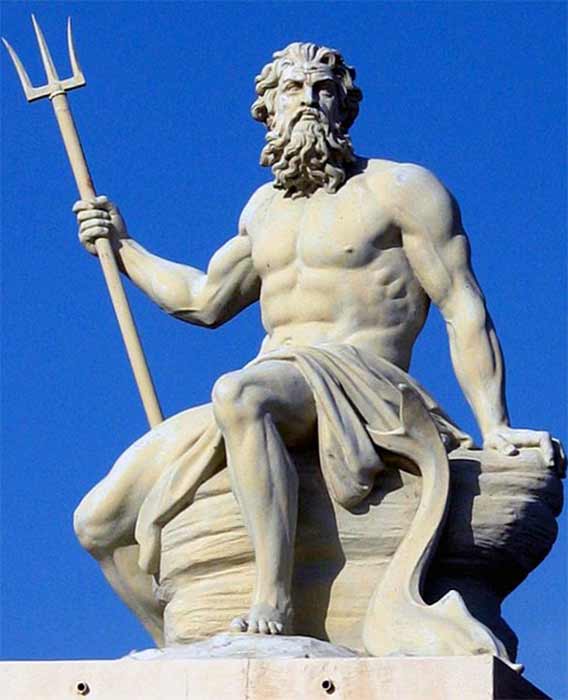Sculpture of the sea god Poseidon in Copenhagen Port. ( Hans Andersen/ CC BY-SA 3.0)