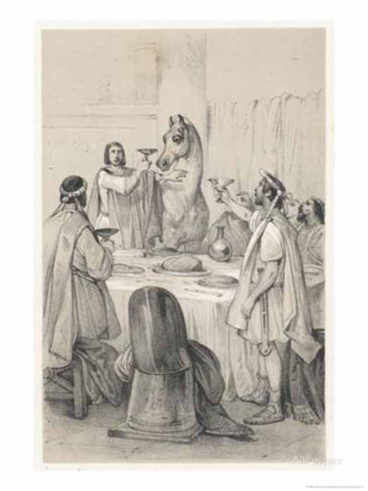 Caligula and Incitatus by Victor Adam (1867) (Public Domain)