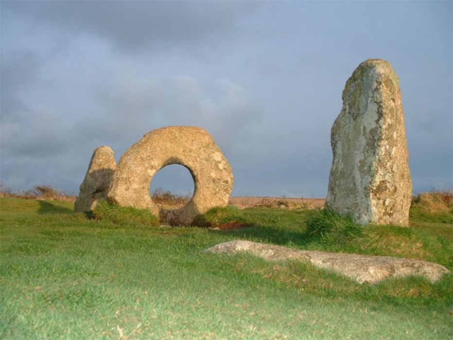 Mên-an-Tol ("The holed stone") is an Early Bronze Age monument near Madron, in the far west of Cornwall, which was built by ancient tin processors and traders. (Talskiddy/CC BY-SA 3.0)