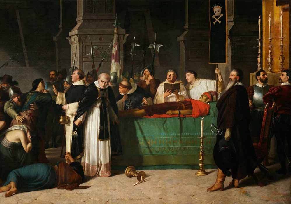 Funeral of Atahualpa, by Luis Montero (1868) Lima Art Museum (Public Domain)