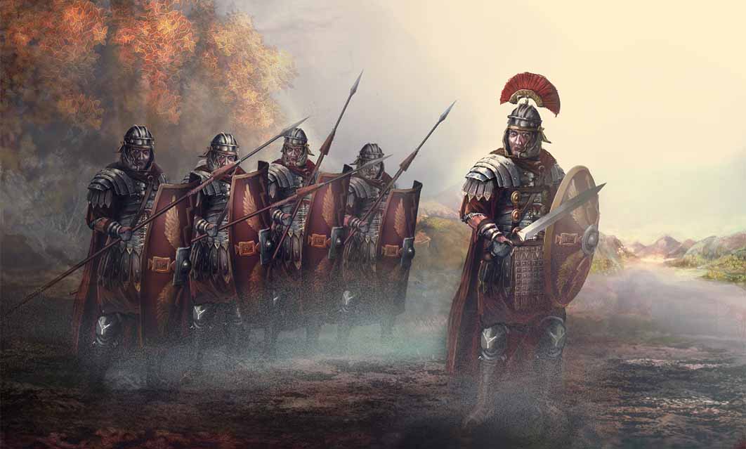 Decline of the Roman army ( vukkostic/ Adobe Stock)