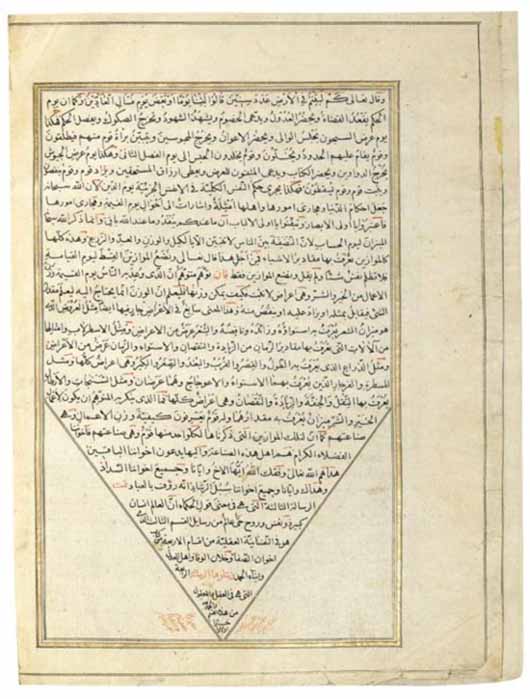 Kitab Ikhwan al-Safa, late Safavid Iran, (circa 17th century) (Public Domain)