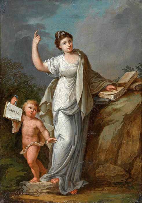 The Muse Clio by Bernhard Rode (18th century) (Public Domain)