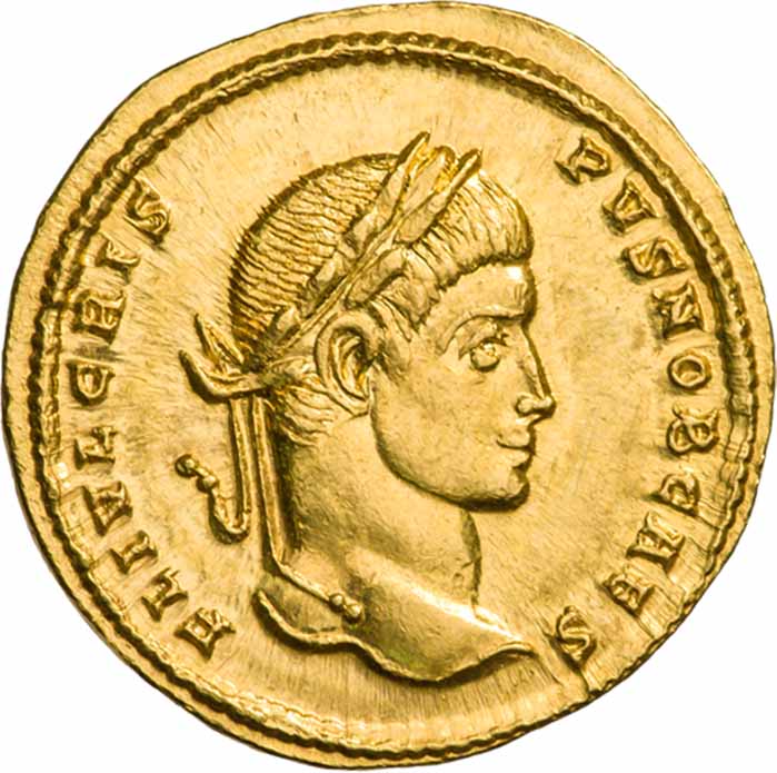 Solidus of Crispus (International Numismatic Club / CC BY-SA 4.0)