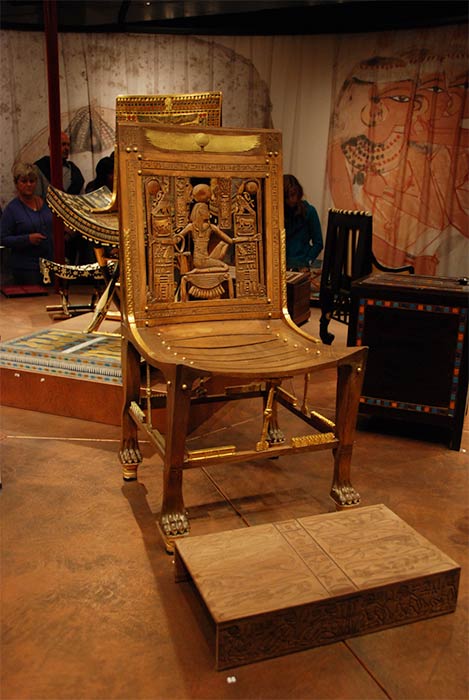             Chair from tomb of Tutankhamun (CC BY-SA 2.0)