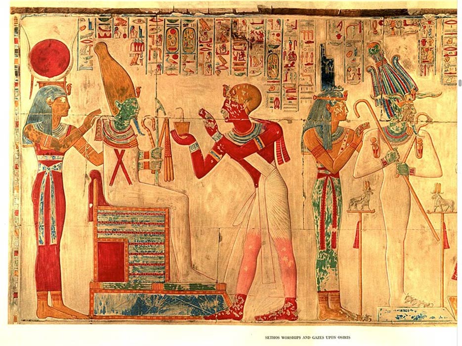 Worship and view of Osiris; the Chapel of Osiris at Abydos Temple (CC BY-SA 3.0)