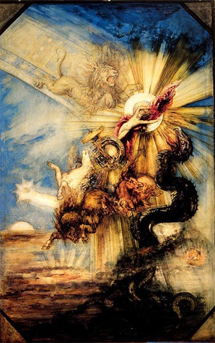 The Fall of Phaeton by Gustave Moreau (1878) Louvre (Public Domain)