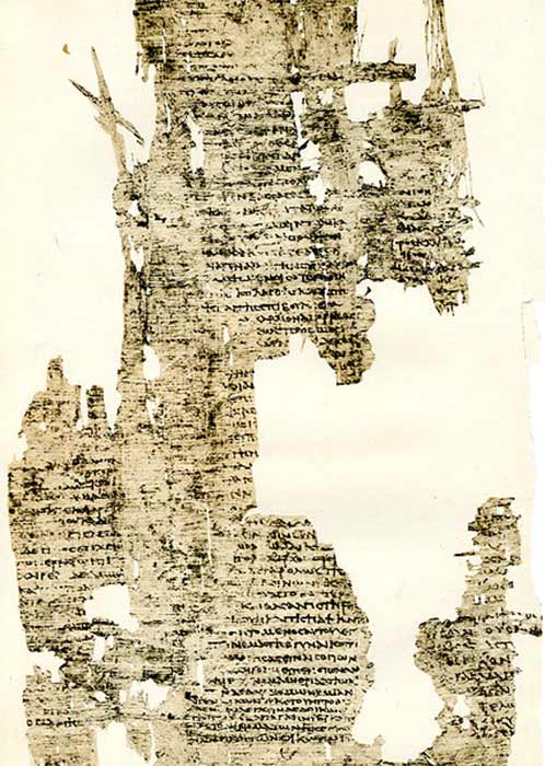 A second or third century papyrus of Chariton's Callirhoe. (Public Domain)