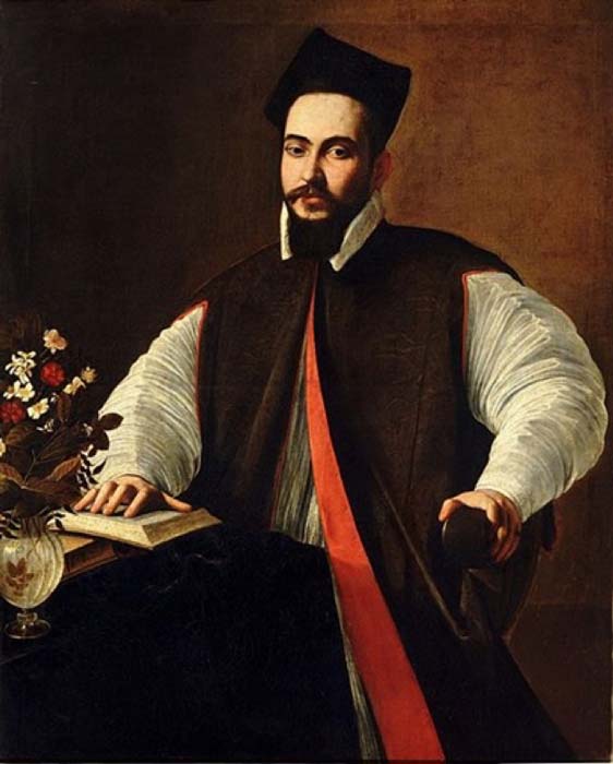 Maffeo Vincenzo Barberini, as a young man by Caravaggio (1571–1610) (Public Domain)
