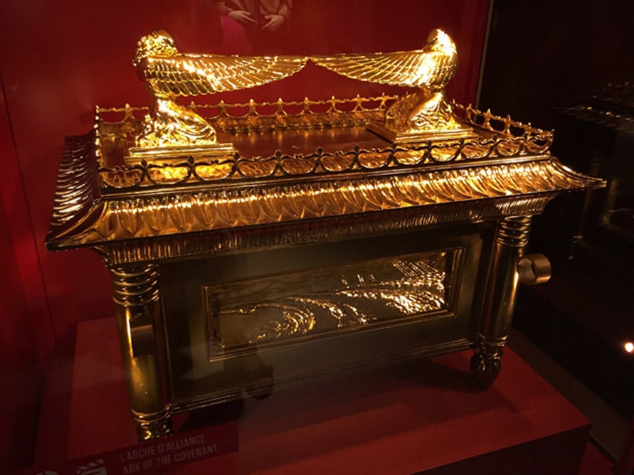 A model of the Ark of the Covenant from biblical description