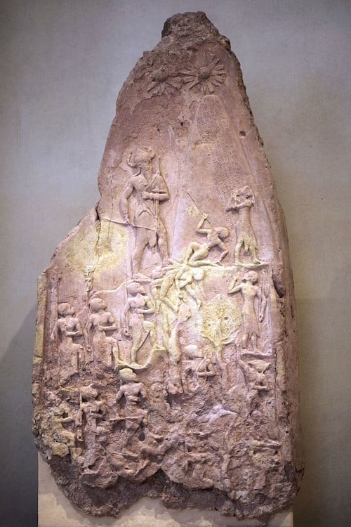 Victory stele of Naram-Sin of Akkad.