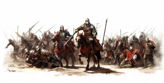 Medieval battle (INK/ Adobe Stock)