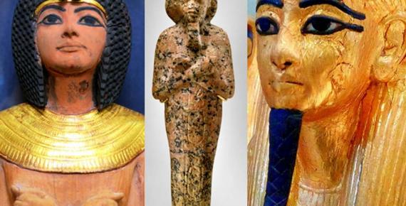 Collection of Egyptian Shabtis, design by Anand Balaji