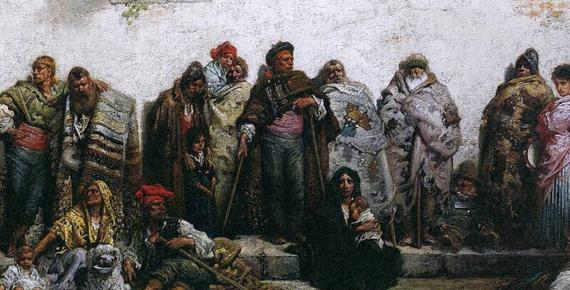 The Beggars of Burgos by Gustave Dore (1875) (Public Domain)