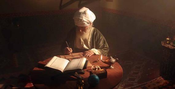 Islamic scientist at work ( Kemal/Abode Stock)