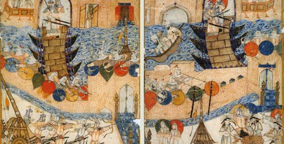 Conquest of Baghdad by the Mongols in 1258. 
