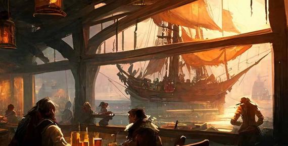 Top Image: Pirates in a tavern (smile4u/Adobe Stock)